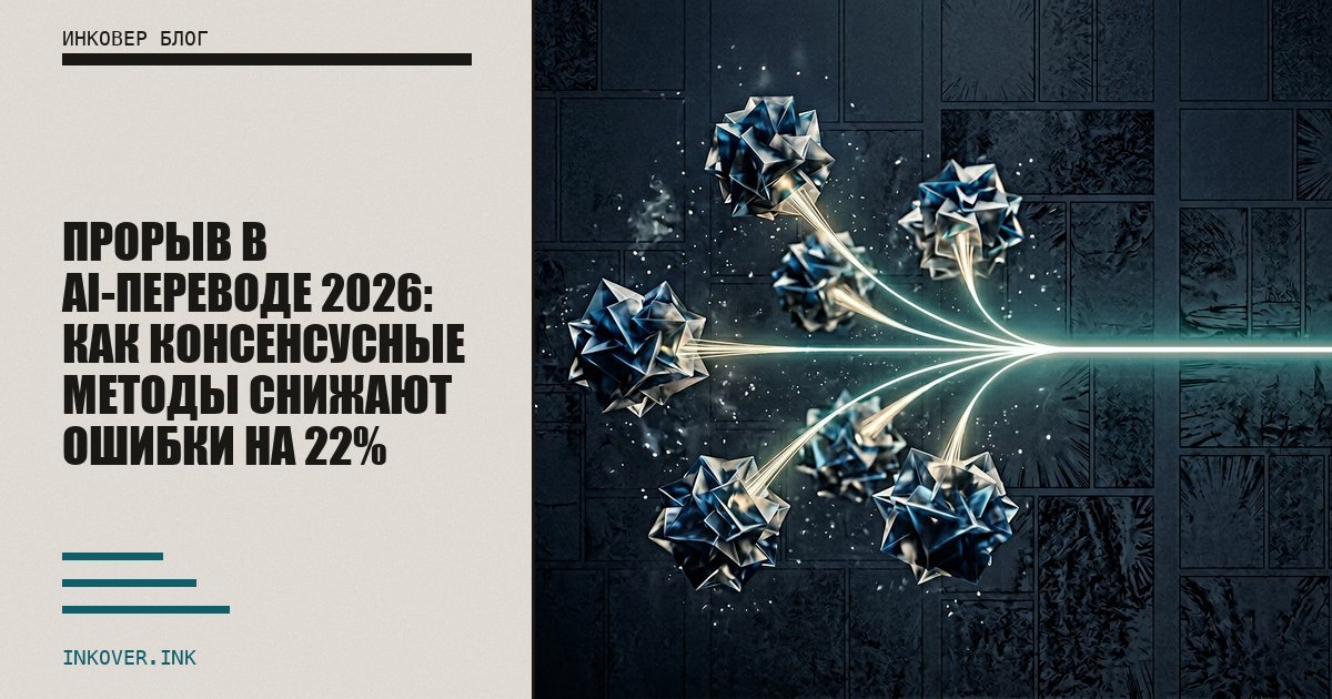 Прорыв в AI-переводе 2026: Как консенсусные методы снижают ошибки на 22%