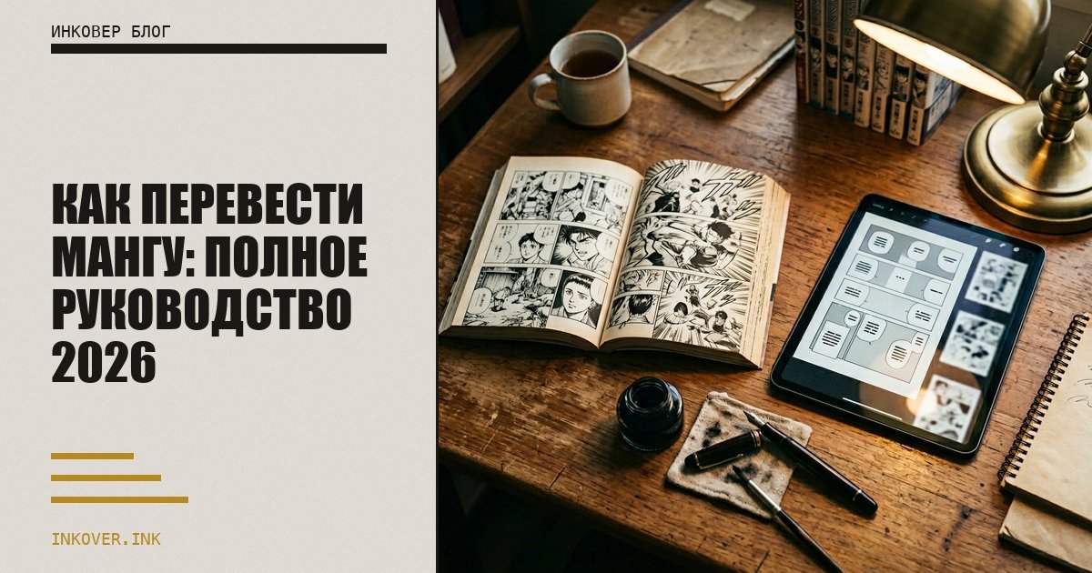 Как перевести мангу: полное руководство 2026