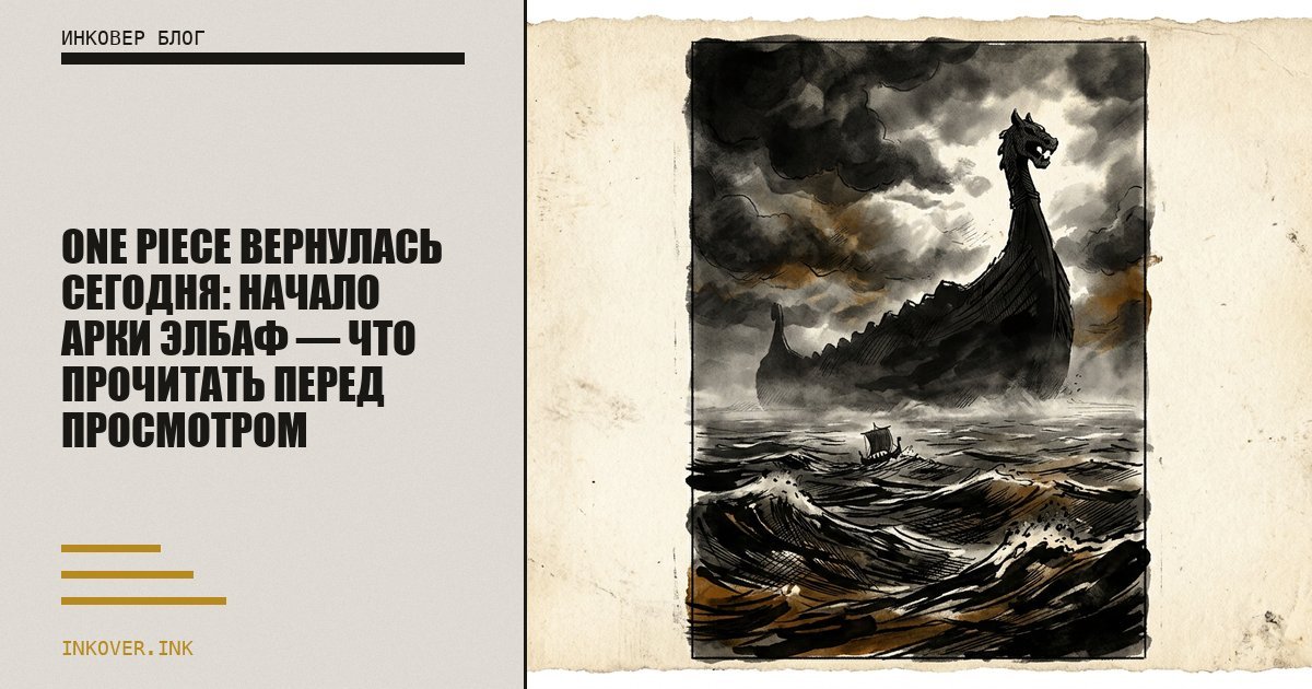 One Piece вернулась сегодня: начало арки Элбаф — что прочитать перед просмотром