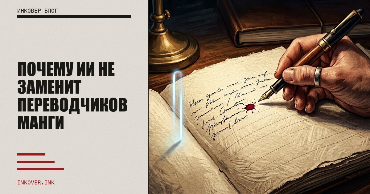 Почему ИИ не заменит переводчиков манги