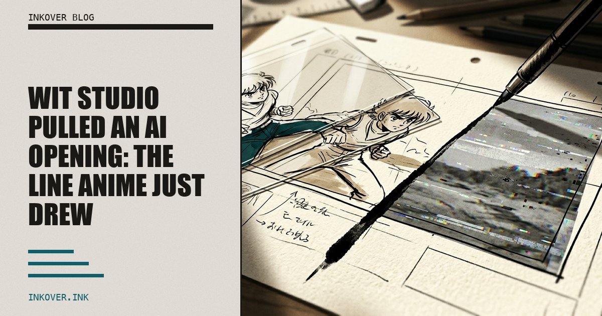 WIT Studio Pulled an AI Opening: The Line Anime Just Drew