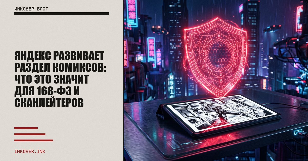 Яндекс развивает раздел комиксов: что это значит для 168-ФЗ и сканлейтеров